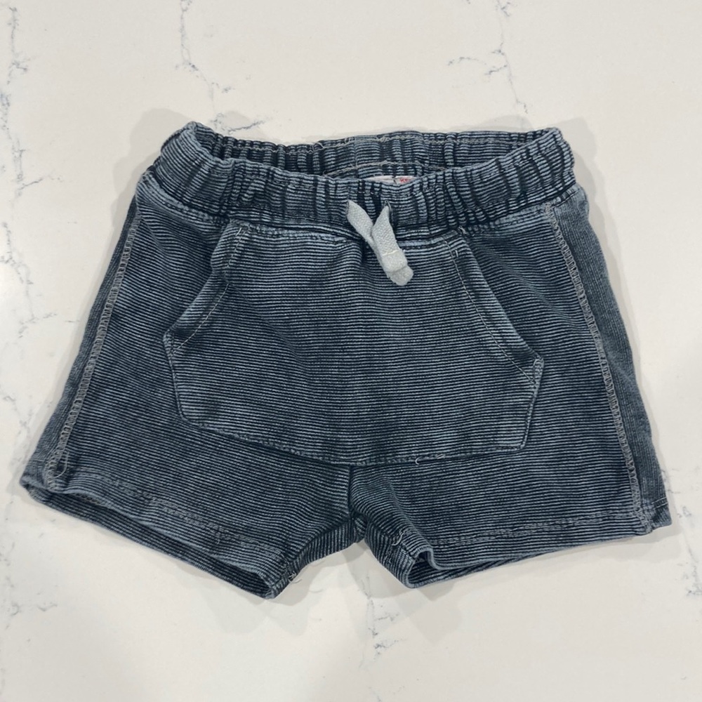 Zara grey ribbed shorts